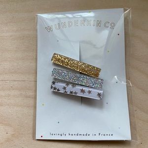 Wunderkin glitter clips set